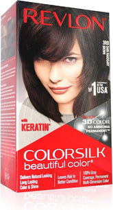 Revlon Colorsilk Beautiful Color 3RB Dark Mahogany Brown With Keratin - ShopXonline